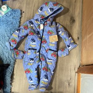 6-12 month baby snow suit new